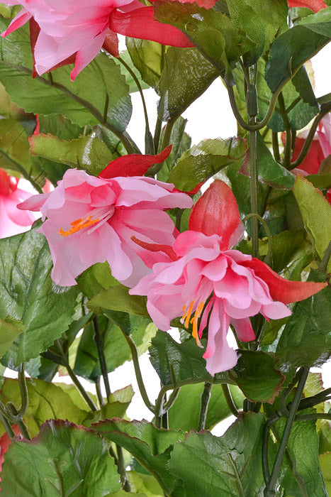 20&quot; Silk Fuchsia Hanging Bush Pink/Fuchsia