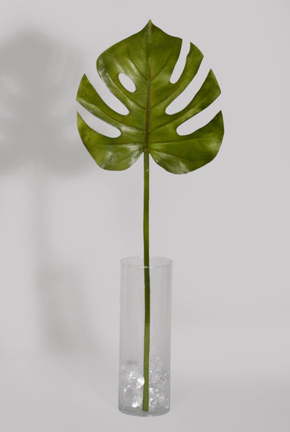 26" Artificial Philo Leaf Spray Green