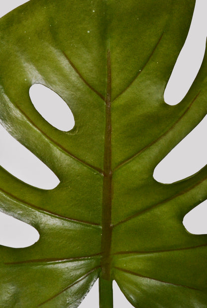26" Artificial Philo Leaf Spray Green