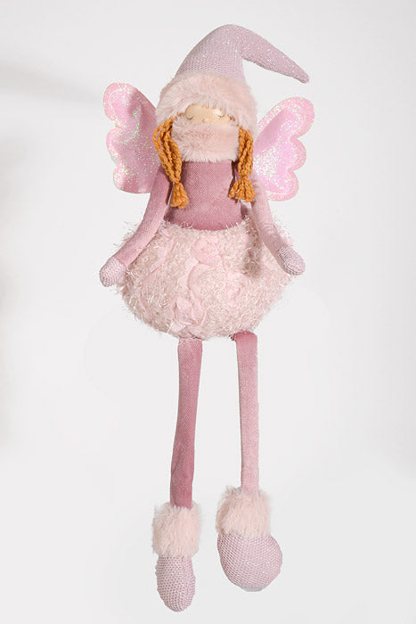 24" Sitting Angel Pink
