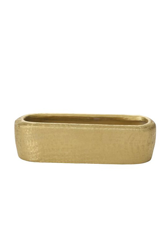 14.25"X 5.5"X 5" Blaze Trough Gold