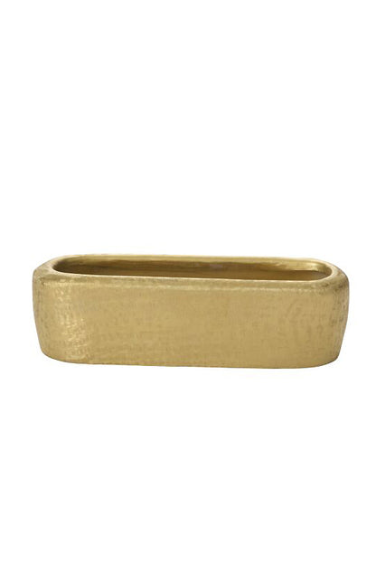 14.25"X 5.5"X 5" Blaze Trough Gold