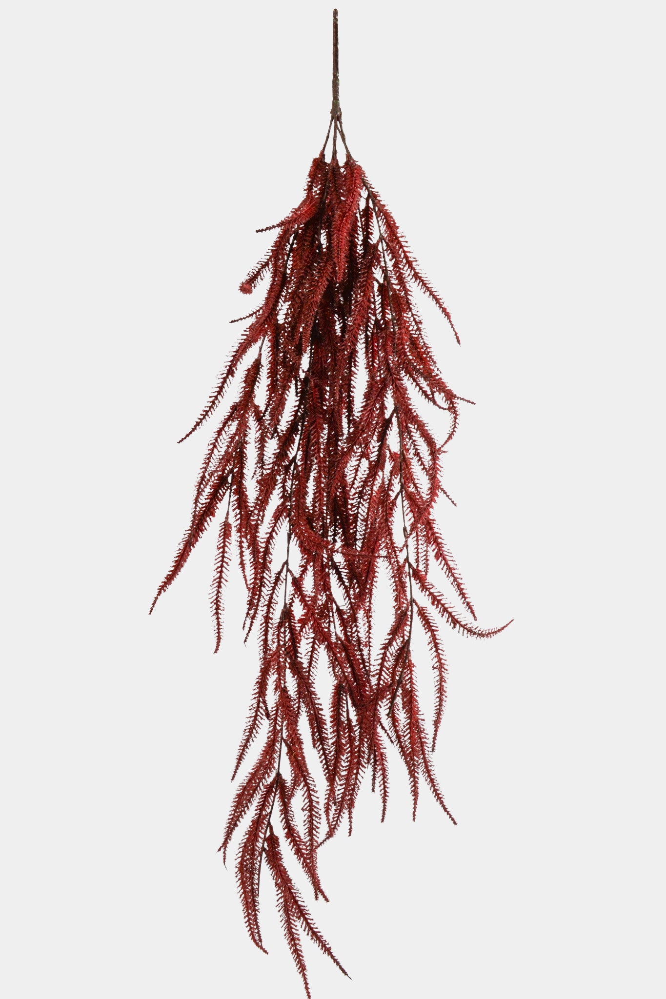 36" Artificial Hanging Spray Burgundy