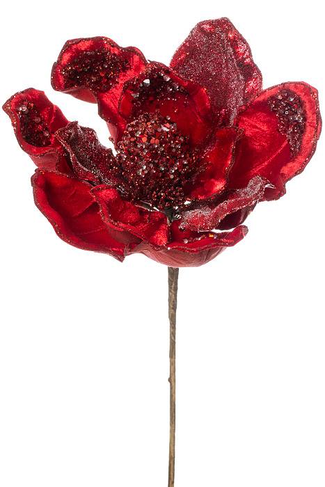 16"x 11" Magnolia Lux Jewel Glitter Pick Red