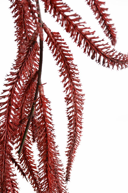 36" Artificial Hanging Spray Burgundy