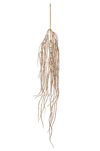 47" Willow Hanging With Glitter Gold