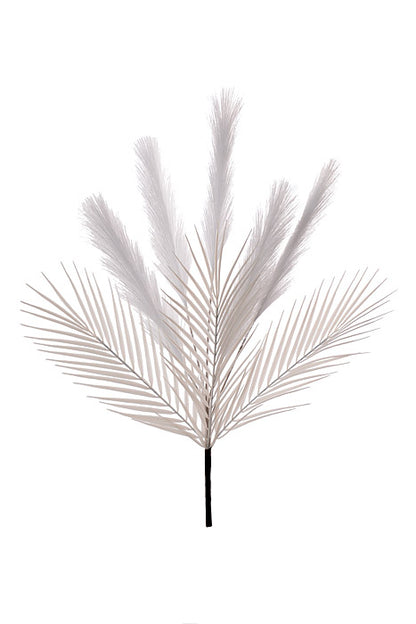 28" Pampas Grass Spray White