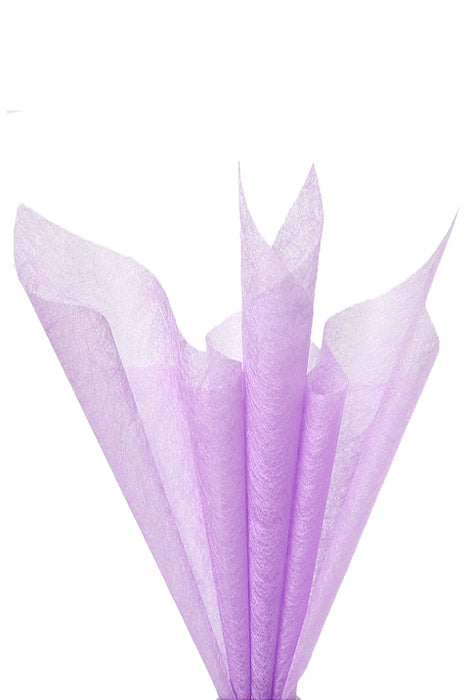 22.5" Non-Woven Fiber Tissue sheet Lavender Pkg/15