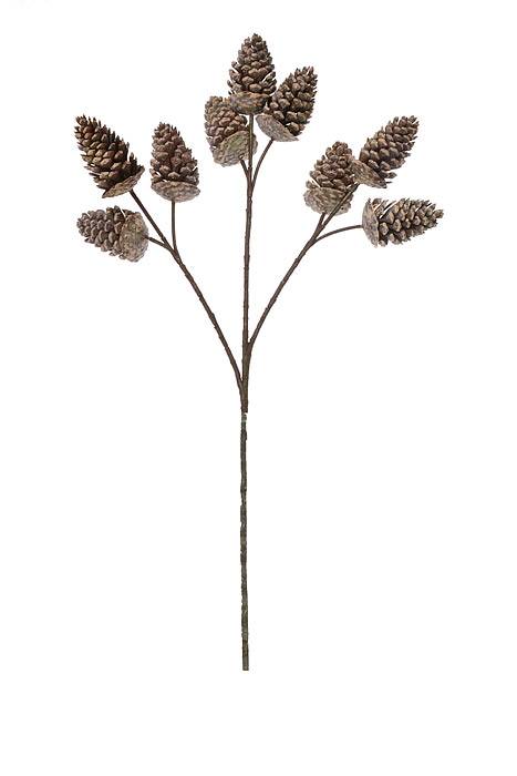 32" Pine Cone W/Beige Tip Brown