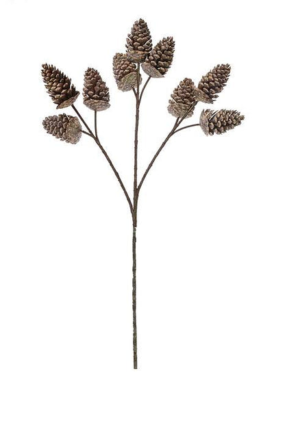 32" Pine Cone W/Beige Tip Brown