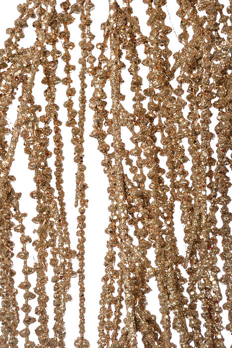 47" Willow Hanging With Glitter Gold