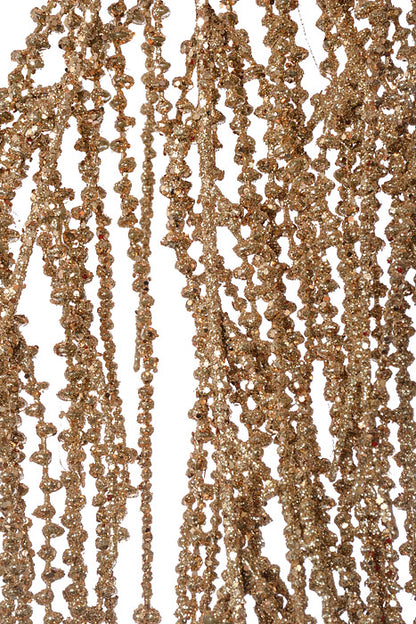 47" Willow Hanging With Glitter Gold