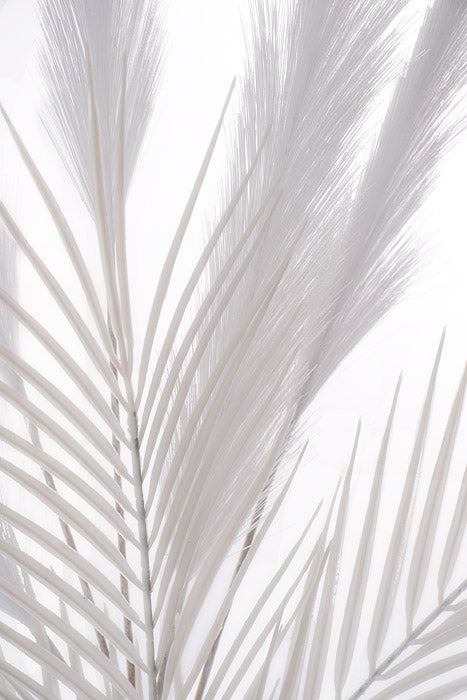 28" Pampas Grass Spray White