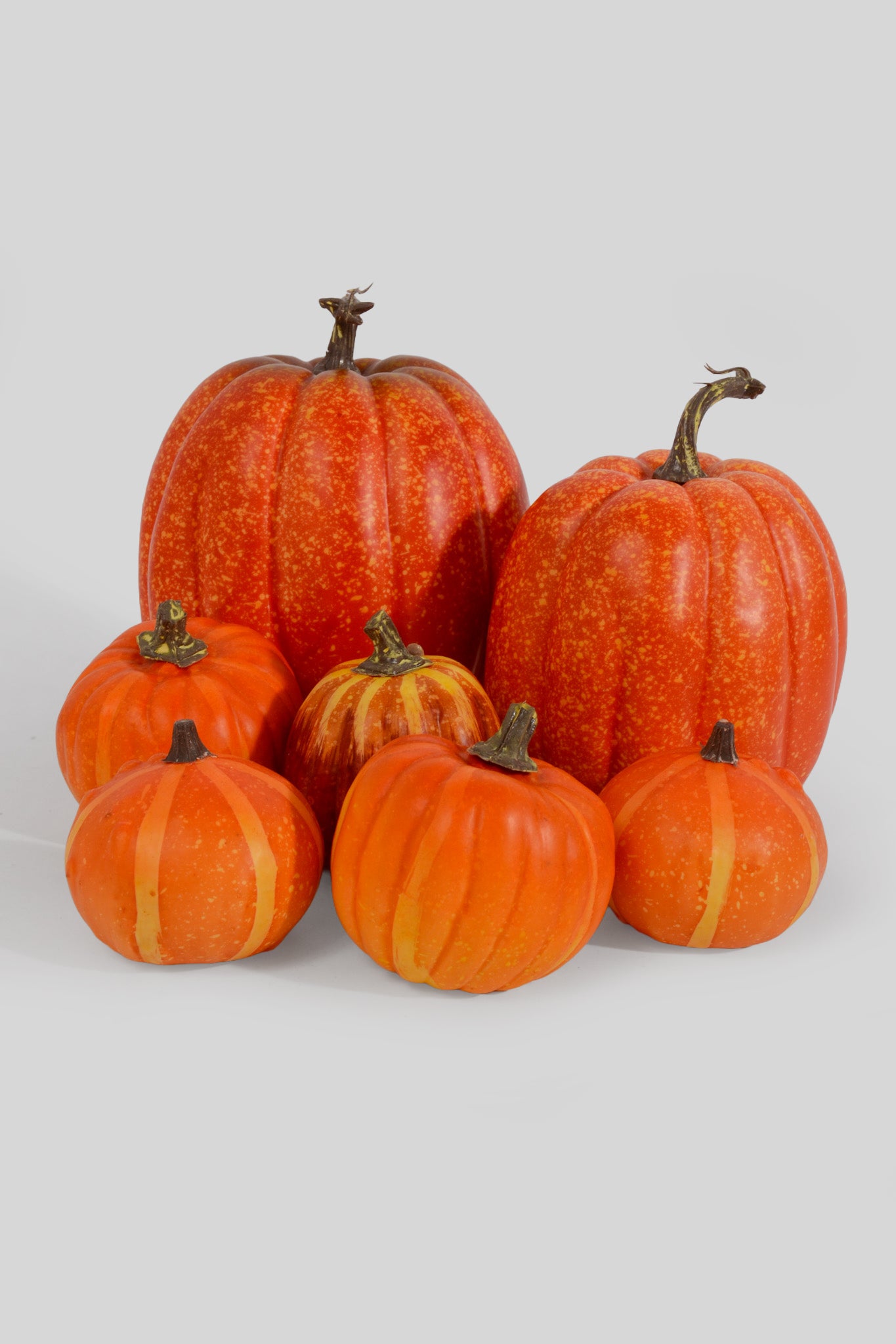 Mixed Pumpkin In Net Orange Pkg/7