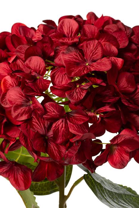 44" Single Giant Silk Hydrangea (Red)