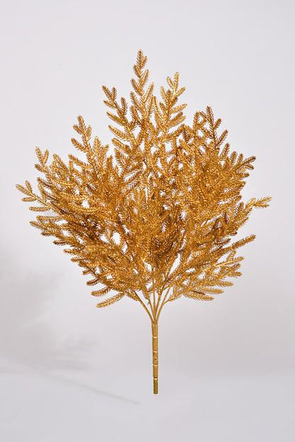 21" Metallic Norfolk Bush Gold