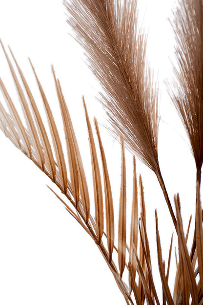 28" Pampas Grass Spray Brown