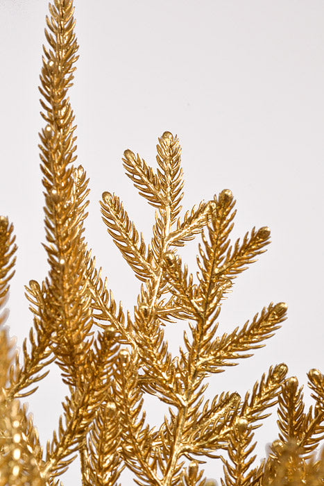 21" Metallic Norfolk Bush Gold