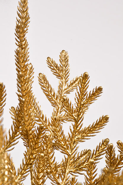 21" Metallic Norfolk Bush Gold