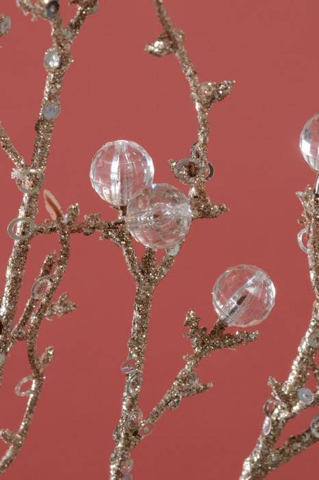 42" Jewelled/bead Branch Platinum