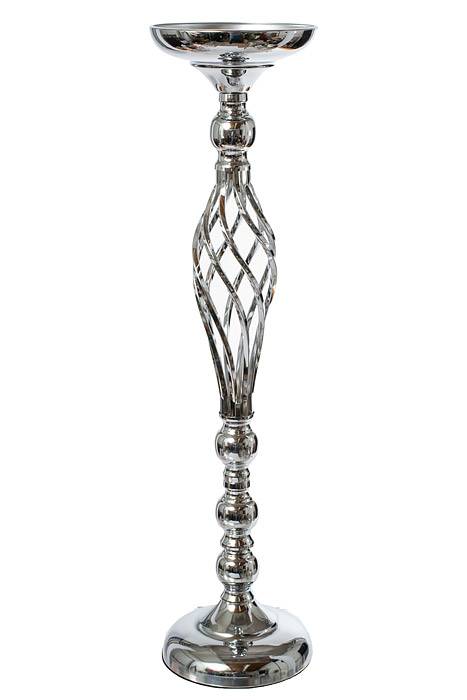 25&quot; Metal Bouquet Stand Silver