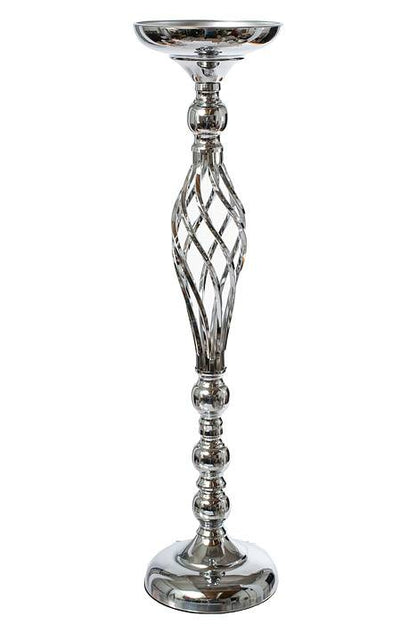 25&quot; Metal Bouquet Stand Silver