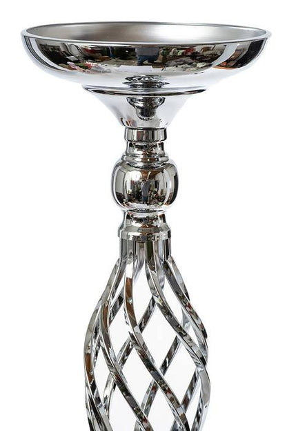 25&quot; Metal Bouquet Stand Silver