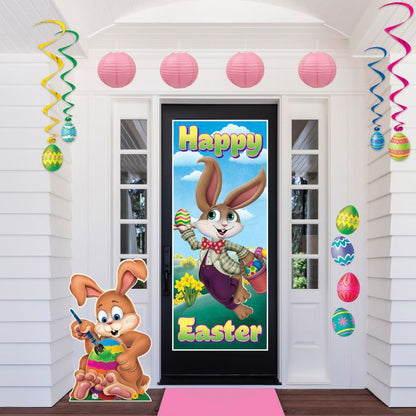 6Ft Easter Door Cover Multi Color