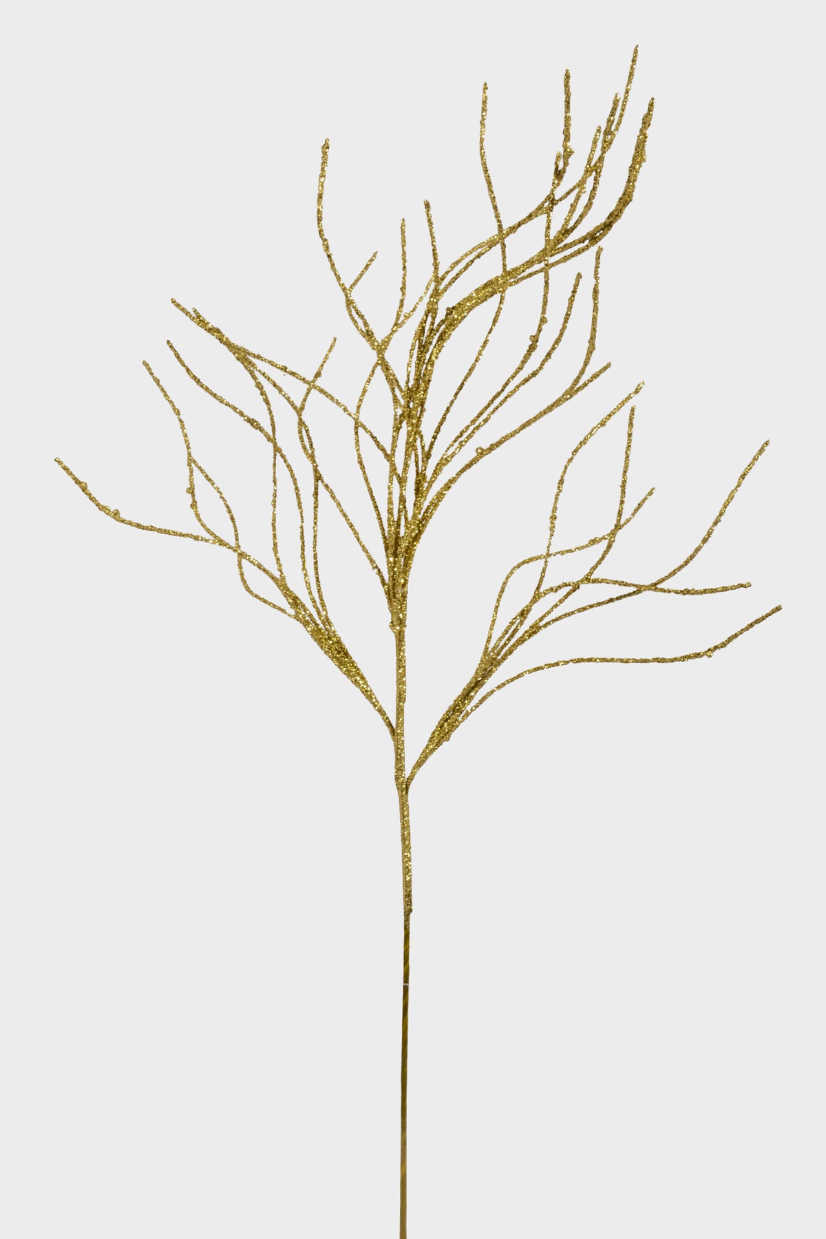 36" Twig Glitter Spray Gold