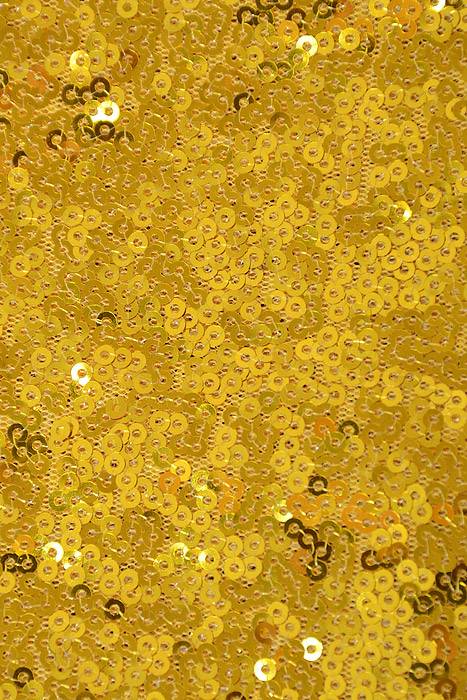 60" X 102" Rectangle Sequin Table Cover Gold