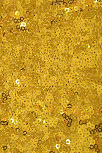 60" X 102" Rectangle Sequin Table Cover Gold