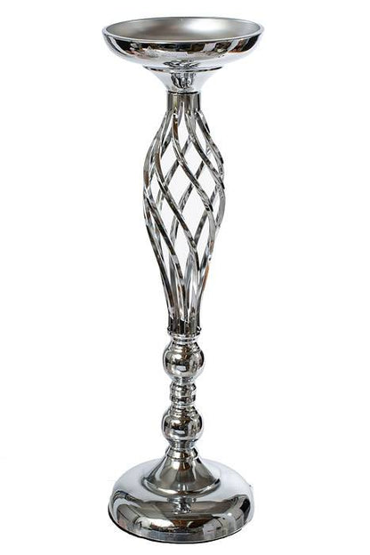 20&quot; Metal Bouquet Stand Silver
