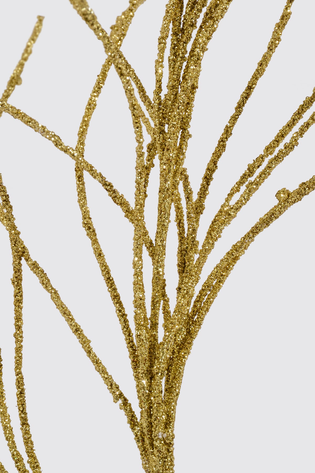36" Twig Glitter Spray Gold