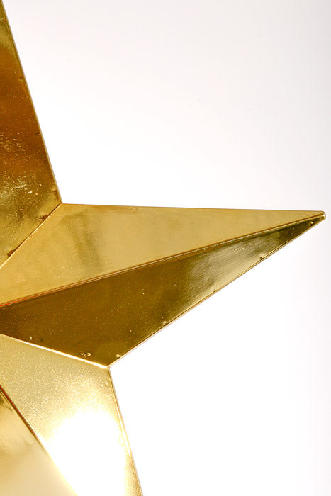 24" Plastic Shinny Star Gold