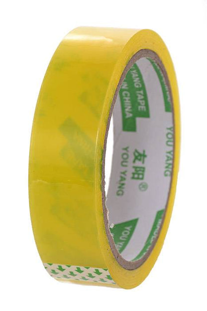 25mm X 50m Crystal Tape Clear Pkg-12