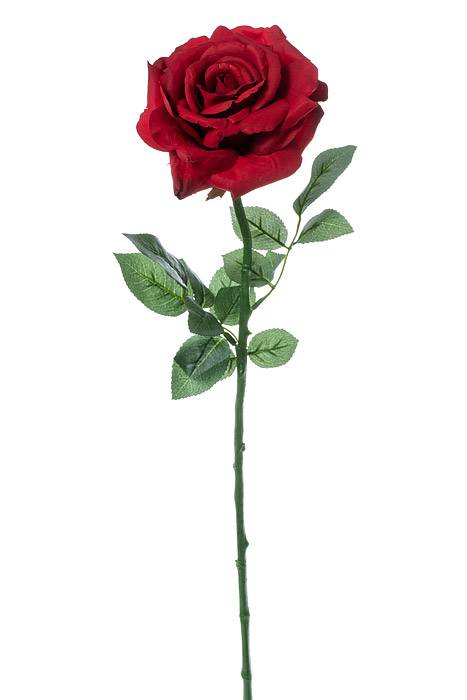 26" Silk Diana Rose Spray Red