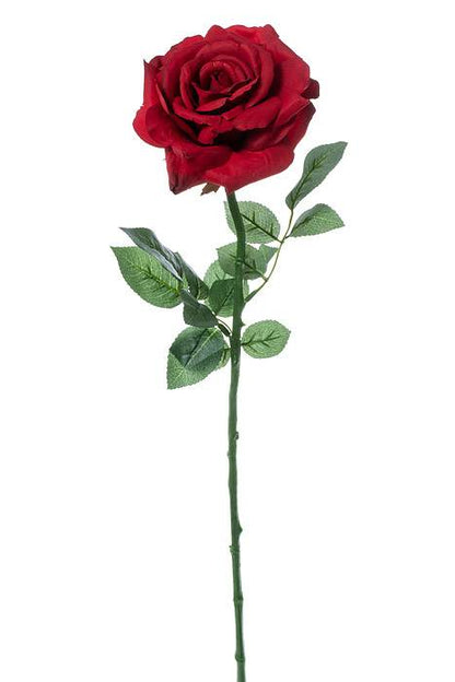 26" Silk Diana Rose Spray Red