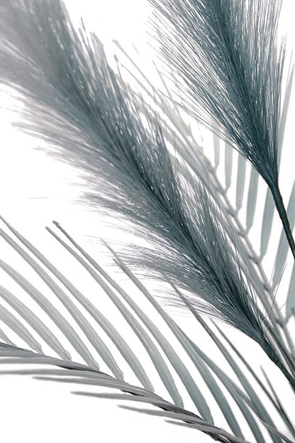 28" Pampas Grass Spray Blue