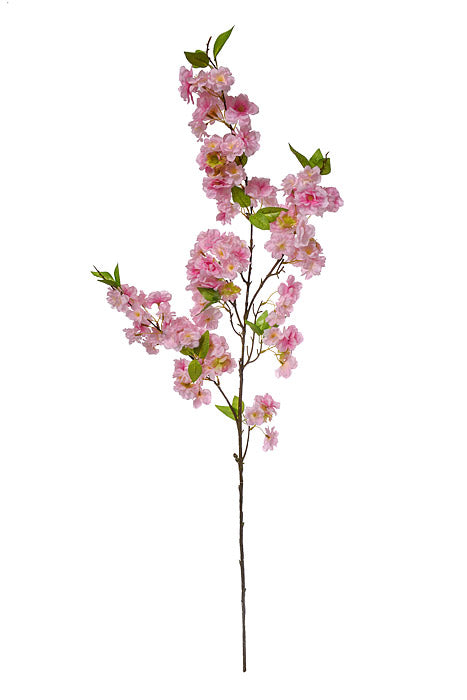 49" Silk Cherry Blossom Spray Pink