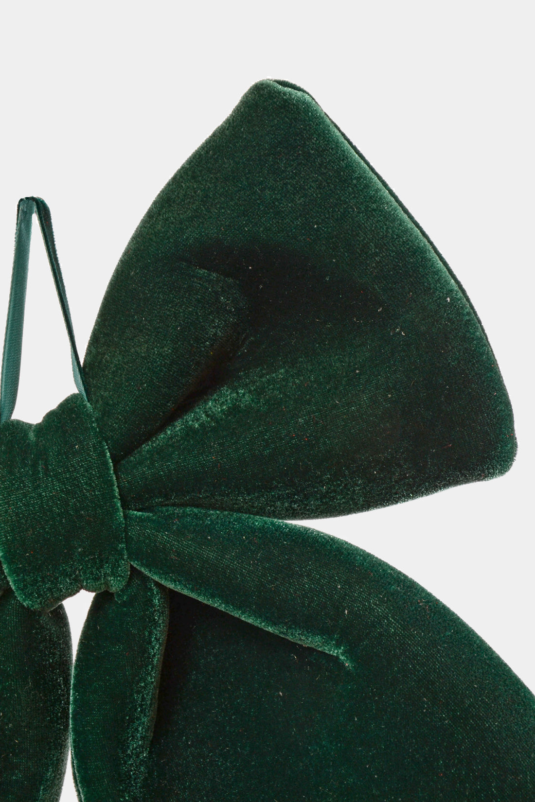 11" X 13.5" Velvet Bow Green