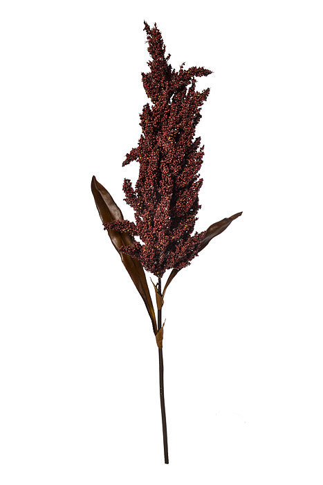 35" Astilbe Spray Burgundy