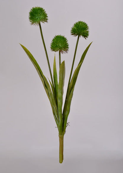 24" Artificial Allium Spray Green