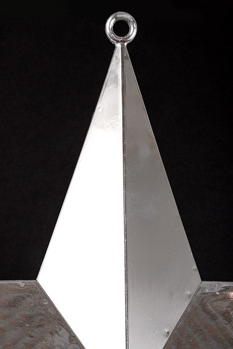 24" Plastic Shinny Star Silver