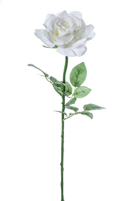 26" Diana Rose Spray White