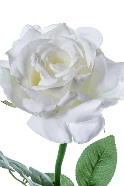 26" Diana Rose Spray White