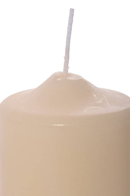 2.8" X 4" Patrician Pillar Candle Ivory