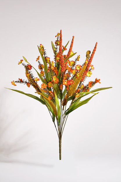 23" Corn W/Heather Bush Orange/Yellow