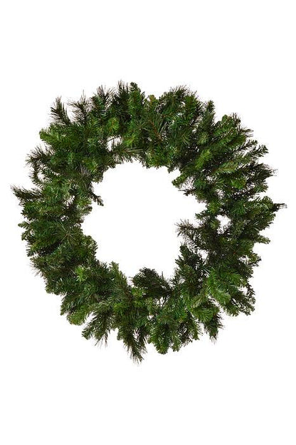 60" Deluxe Ever Green Wreath Green
