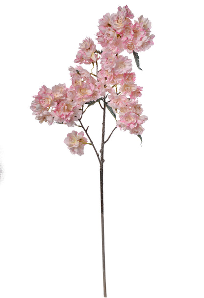 33.5" Silk Cherry Blossom Spray Light Pink
