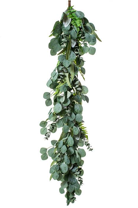 4ft Eucalyptus Garland Green/grey